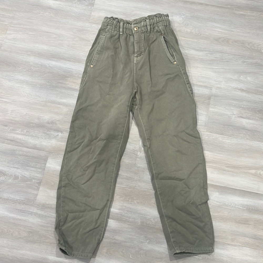 Zara paper bag pants